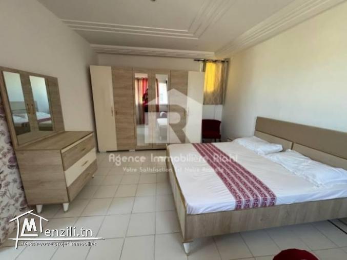 A LOUER ( ANNUELLE) un appartement S1 meublé situé à Kantaoui  sousse
