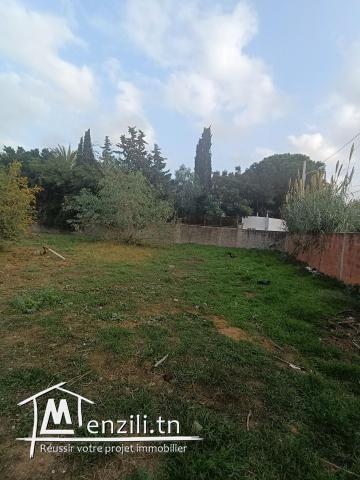 Terrain 400m² a vendre a soukra valley