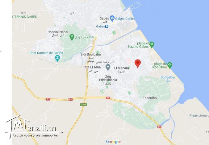 Appartement S+3 de 135 m2 1er étage - Mtorrech Gabès