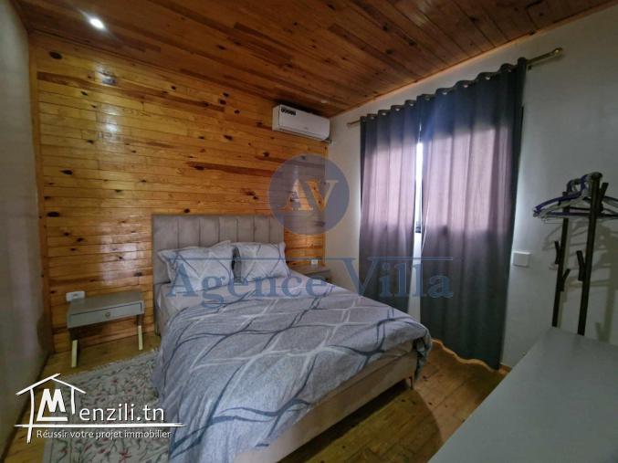 villa s+2 meublée à la soukra