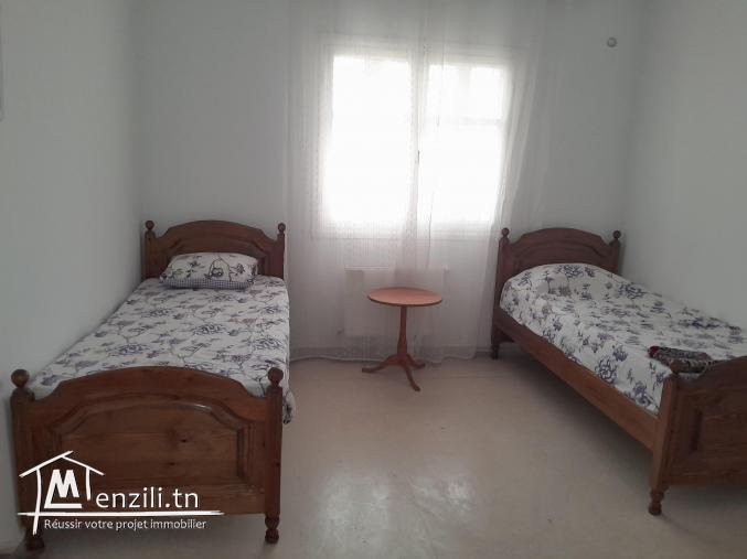 Appartement s+2 bien équipée  meublé  a vendre