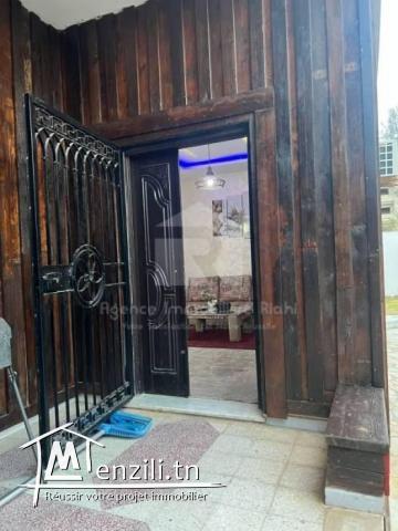 A LOUER ( Annuelle) une villa S2 meublé avec piscine situé à Soviva Kantaoui