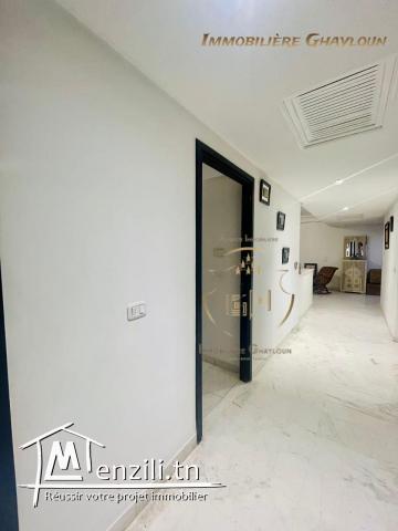 luxueux S+3 meublé  à Ennasr 2