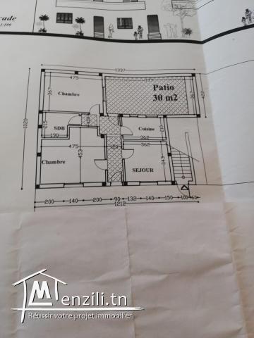 Vends appartement à TABARKA