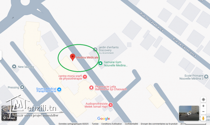 appartement s+2 nouvelle médina