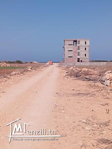 un terrain vue sur mer à kerkouane avec facilité du paiement