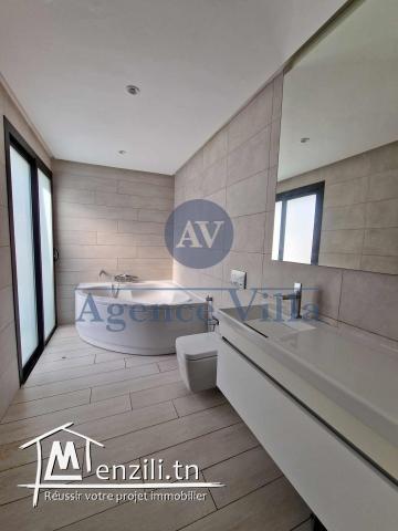 Duplex s+3 dans une résidence sécurisée à gammarth