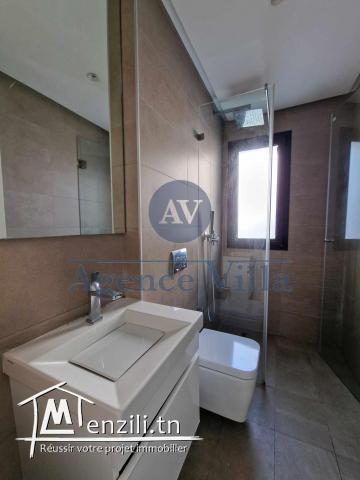 Duplex s+3 dans une résidence sécurisée à gammarth