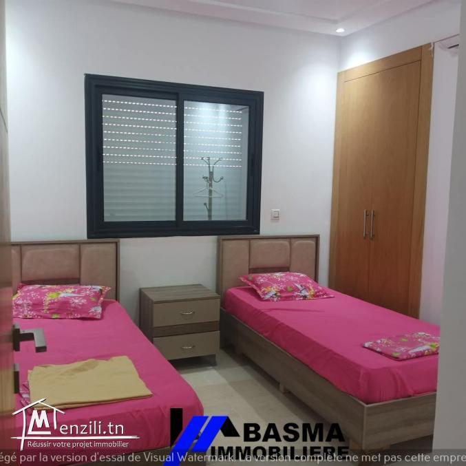 Un appartement s+2 meublé situé à khzema