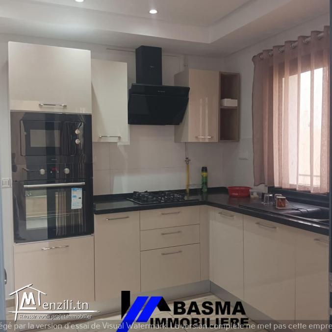 Un appartement s+2 meublé situé à khzema