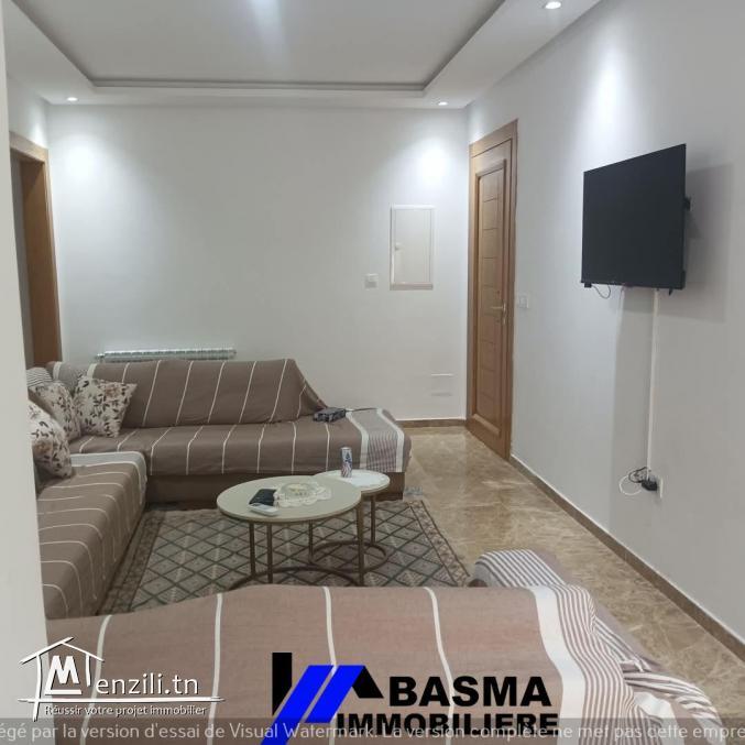 Un appartement s+2 meublé situé à khzema