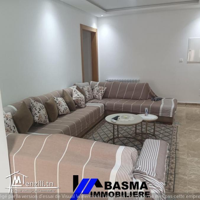 Un appartement s+2 meublé situé à khzema