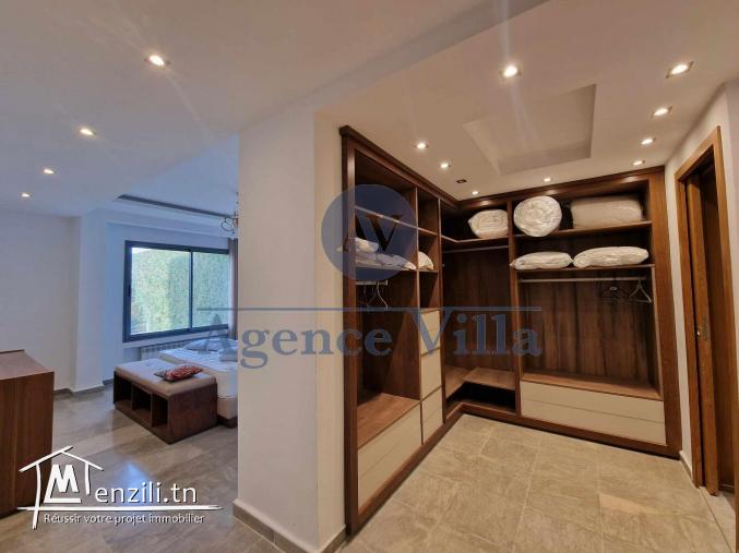 Une villa spacieuse à louer à gammarth