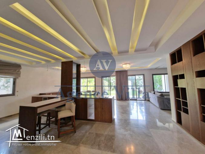 Une villa spacieuse à louer à gammarth