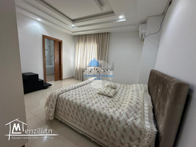 A location un S2 richement meublé à Khzema Est