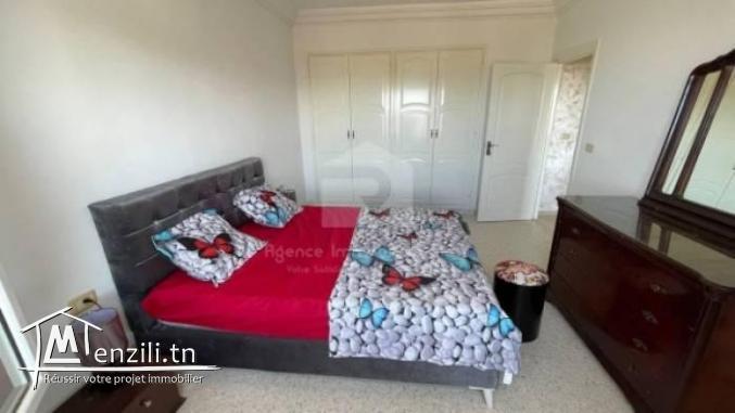 A LOUER  (Annuelle) un appartement S2 meublé situé à Chatt Meriem-Sousse prés de la plage