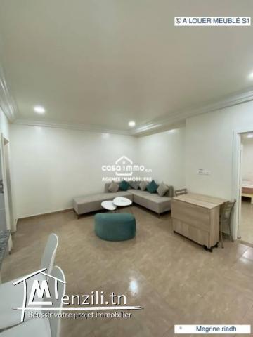 A louer s1 meublé à Megrine riadh