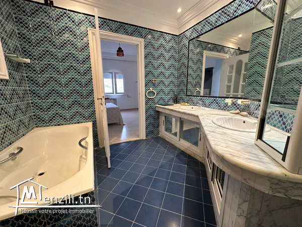 AV villa avec studio indépendant à la marsa