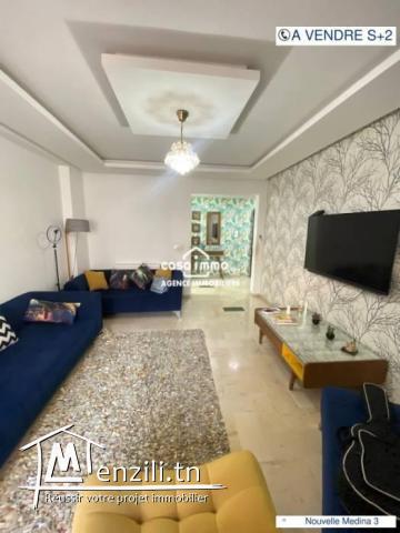 A VENDRE COQUET APPARTEMENT S2 A NOUVELLE MÉDINA