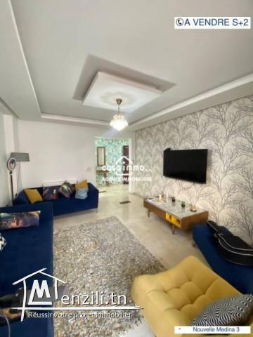 A VENDRE COQUET APPARTEMENT S2 A NOUVELLE MÉDINA