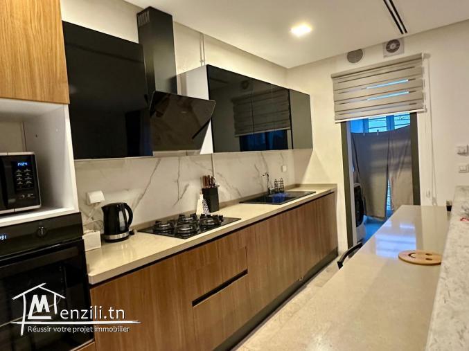 A louer un appartement s1 meublé aux jardins de Carthage