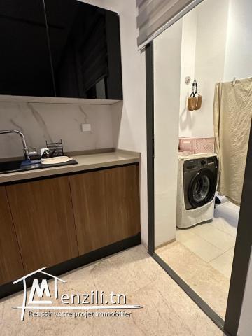 A louer un appartement s1 meublé aux jardins de Carthage