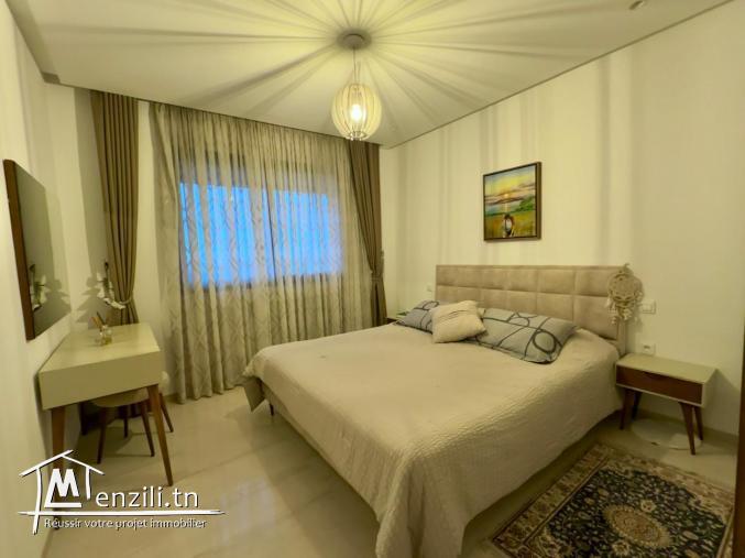 A louer un appartement s1 meublé aux jardins de Carthage