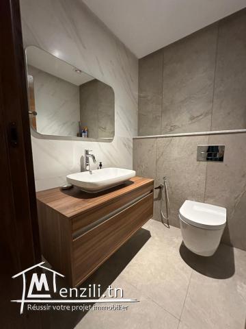 A louer un appartement s1 meublé aux jardins de Carthage