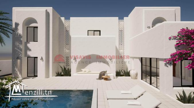 CONSTRUCTION VILLA CLÉ EN MAIN AVEC PISCINE ZU DJERBA