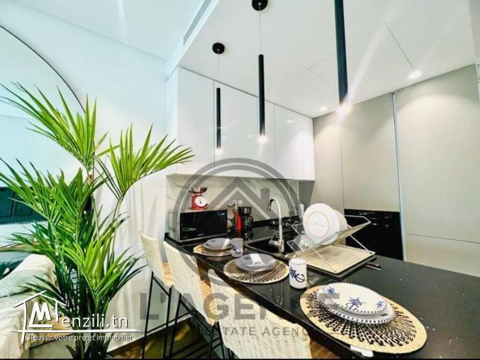 Appartement S+1 meublé aux Jardins de Carthage