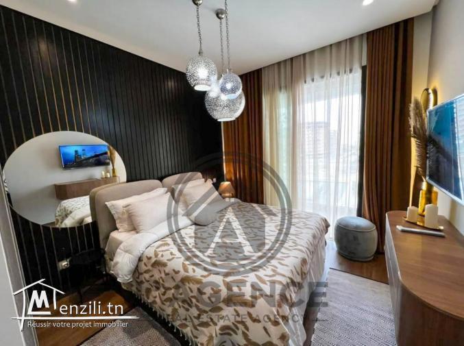 Appartement S+1 meublé aux Jardins de Carthage