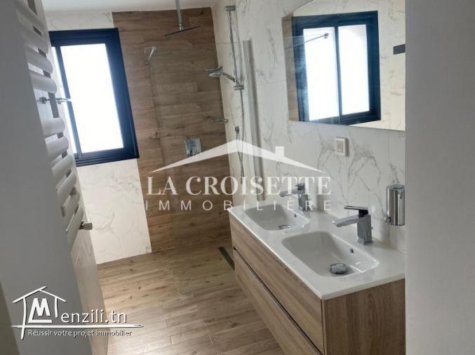 Duplex S+3 avec terrasse et piscine à La Marsa ZDV0164