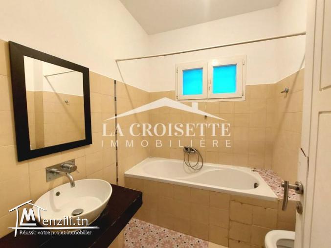Appartement S+3 avec jardin à La marsa MAL1465