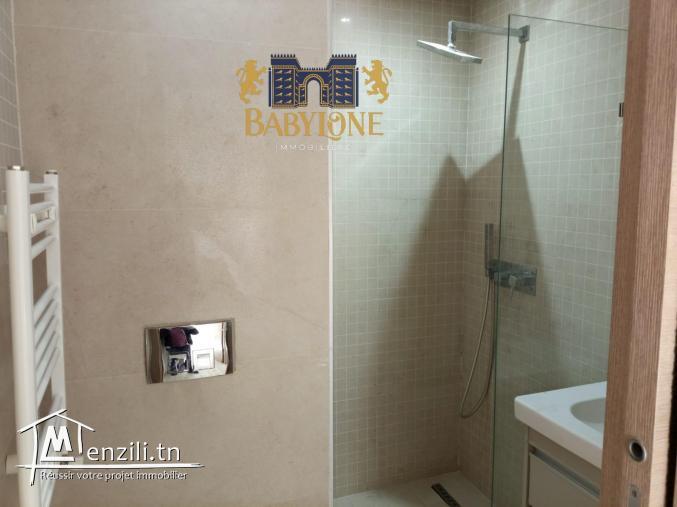 A louer un appartement s1 avec jardin à la Marsa