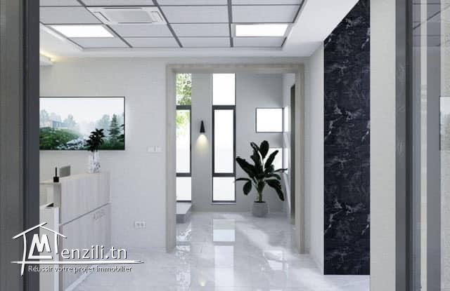 immeuble bureautique  d une Superficie totale  650 m²