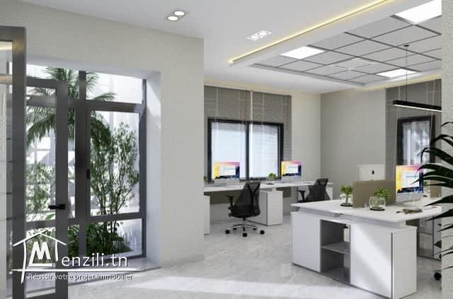 immeuble bureautique  d une Superficie totale  650 m²