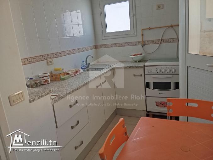 A'LOUER ( annuelle ) un appartement S+2 meublé situé à Sahloul 4