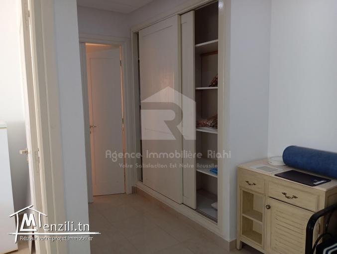 A'LOUER ( annuelle ) un appartement S+2 meublé situé à Sahloul 4
