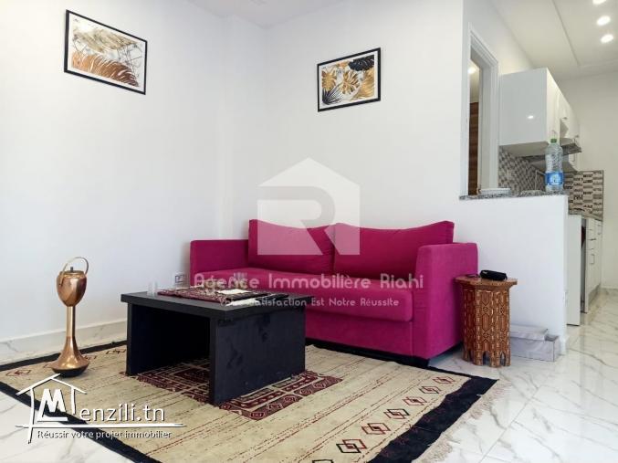 ?A Louer ( par jour ) un sublime Appartement S+1 meubl? situ? ? Cornich -sousse?