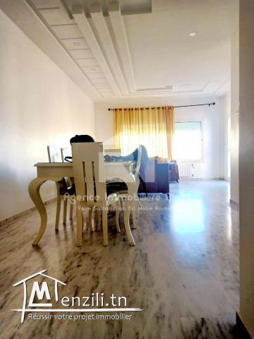 A Louer (Par Jour) un appartement S+2 meublé situé à Cornich sousse