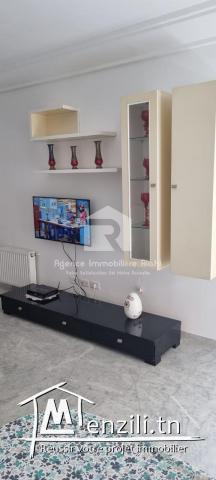 A Louer ( Court durée) un appartement S+2 bien meublé  à Hammem Sousse 