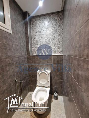 un duplex s+2 avec jardin à carthage