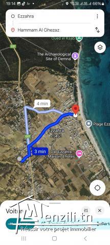 TERRAIN 220 M2 A EZAHRA KELIBIA