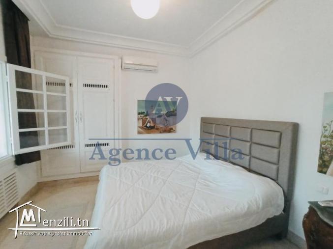 un s+2 au rez de chaussée à la marsa