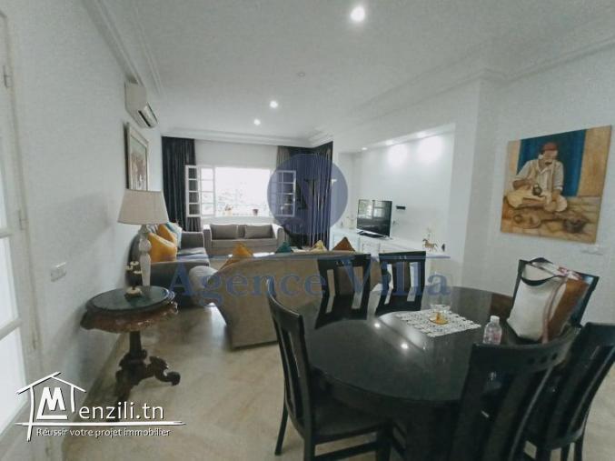 un s+2 au rez de chaussée à la marsa