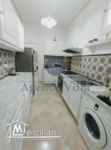 un s+2 au rez de chaussée à la marsa