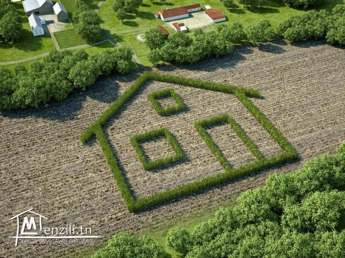 Un terrain de 1000m² à vendre situé à akouda