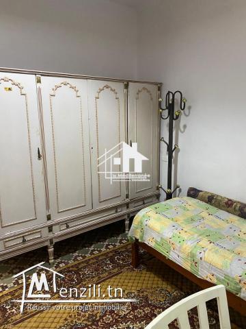 A louer étage de villa S+1 meublé au Bardo