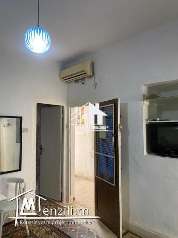 A louer étage de villa S+1 meublé au Bardo