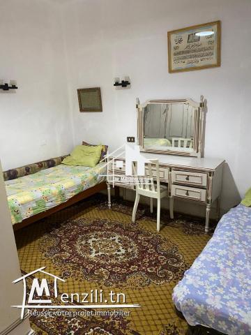 A louer étage de villa S+1 meublé au Bardo